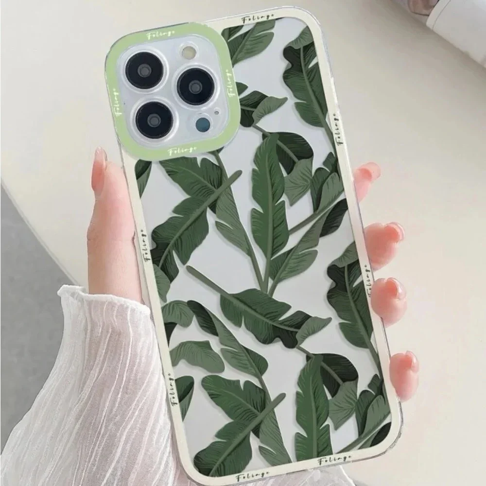 ⚠️Clearance iPhone 11 Pro Max Leaf Pattern Phone Case - Picture 4 of 4